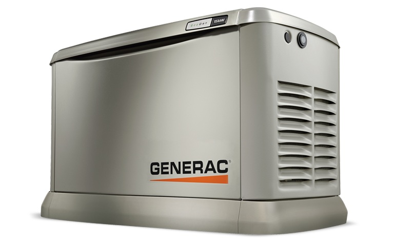 Generac standby generator installed outside a home in the Ward, providing reliable backup power during outages