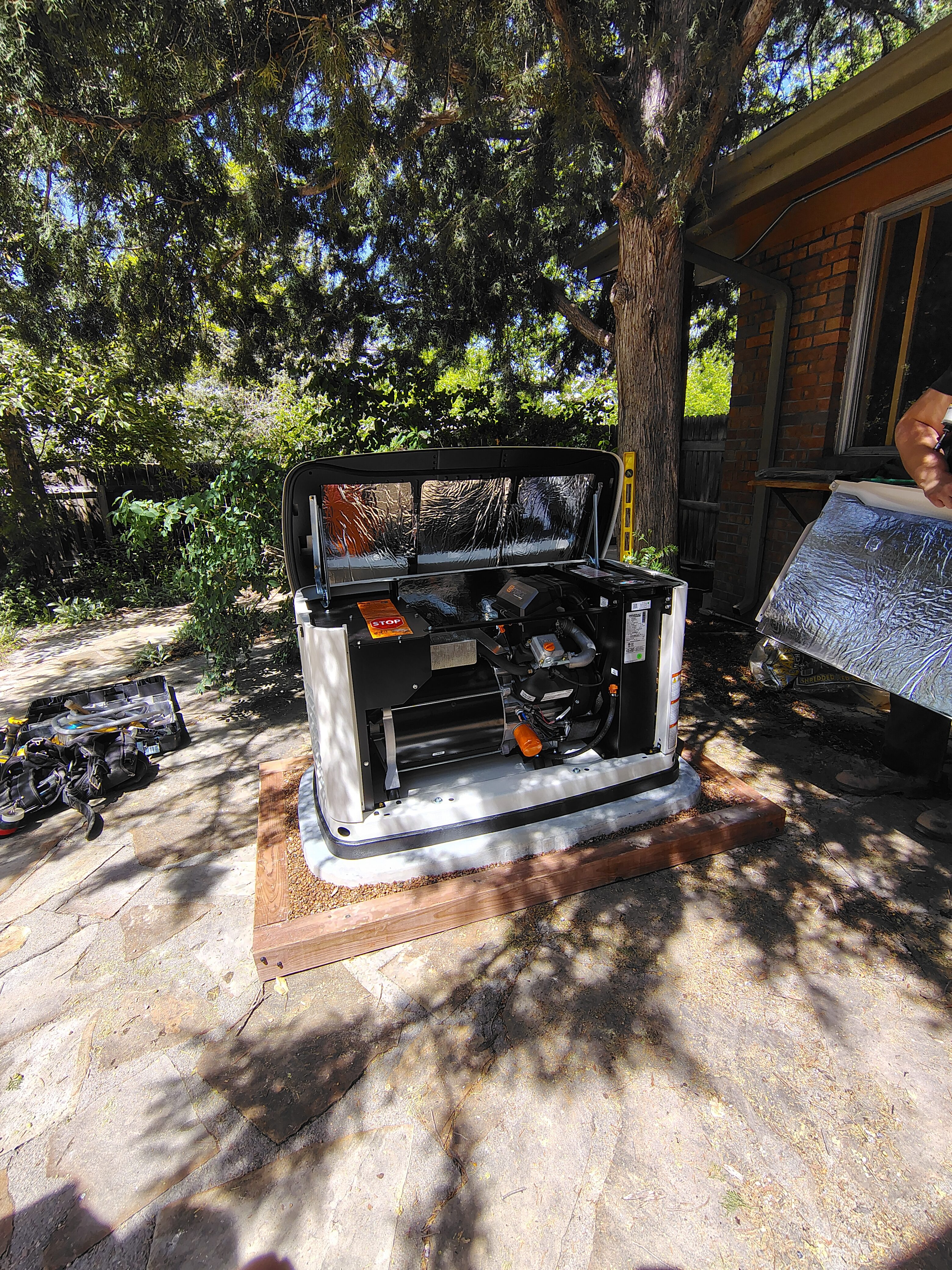 Standby generator installed outside a Northern Colorado home, ready to provide backup power during unexpected outages
