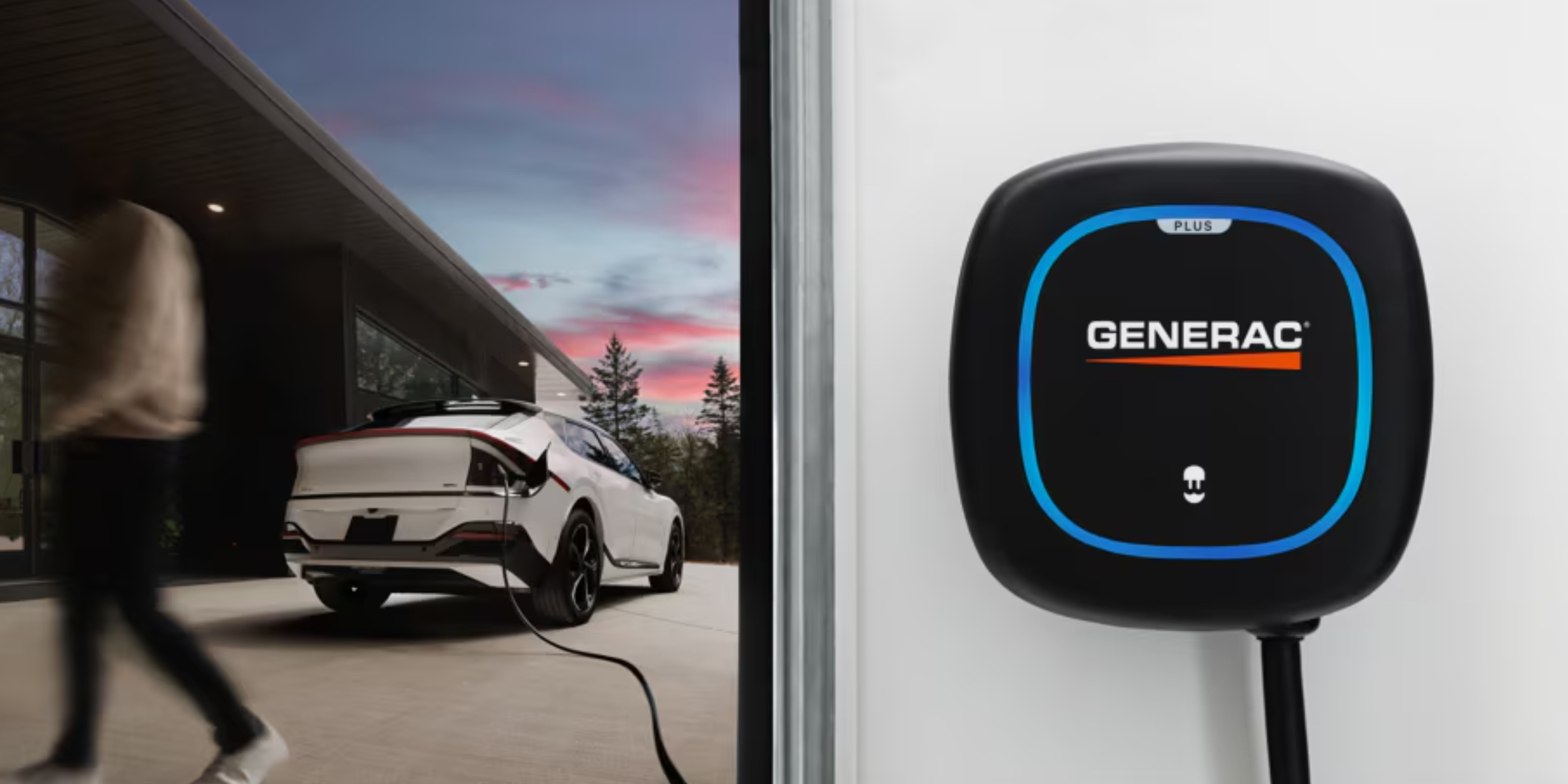 1st Choice Electrical Service offering Generac EV Chargers for Boulder County homes Generac Level 2 EV charger professionally installed at a Lafayette, CO home for fast, efficient electric vehicle charging