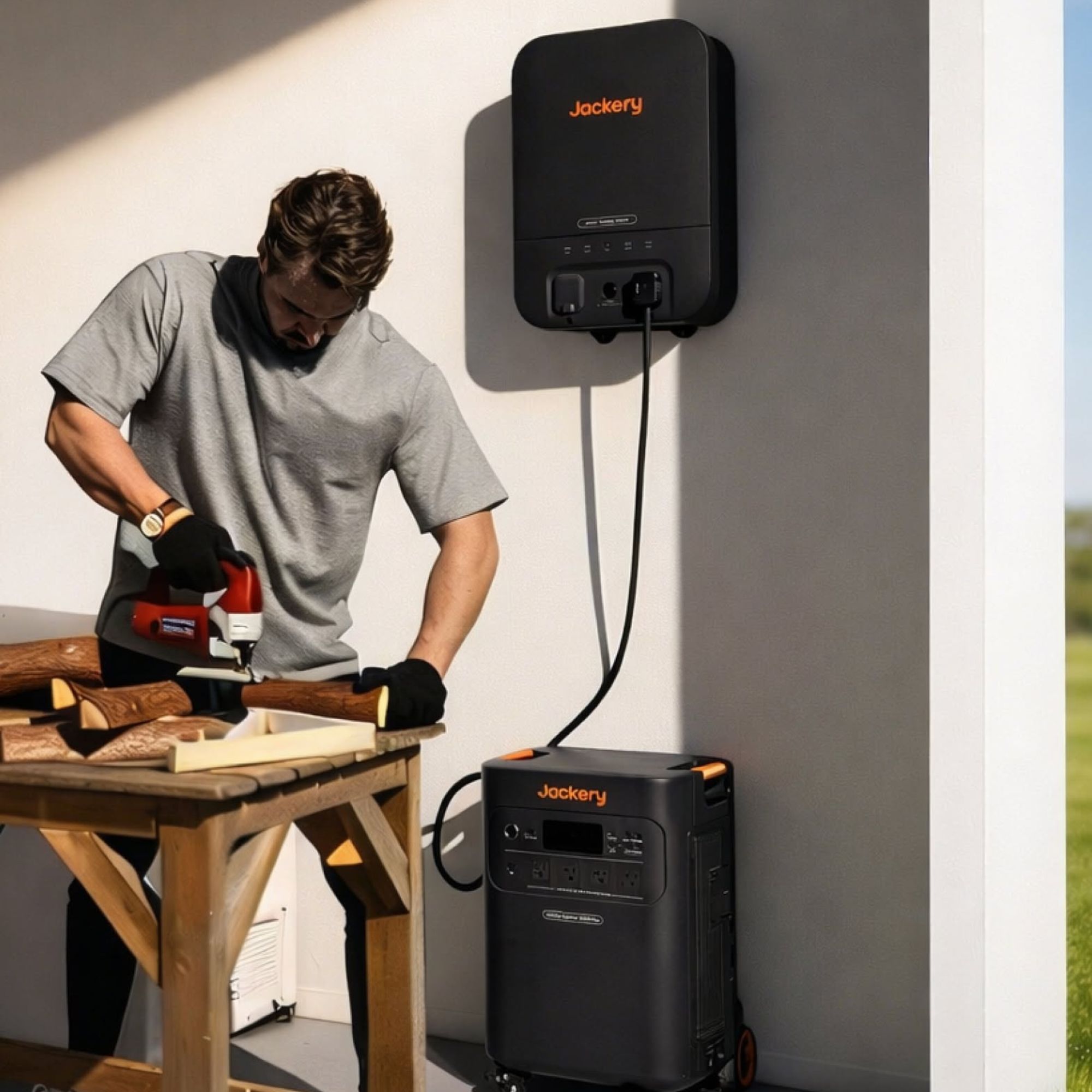 a professionally installed interlock setup EcoFlow portable power station connected through a professionally installed interlock setup, delivering reliable backup electricity for a Boulder County homeowner